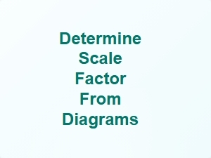 Determine Scale Factor From Diagrams