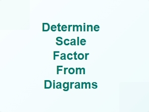 Determine Scale Factor From Diagrams